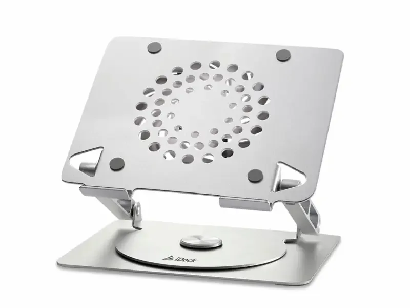Soporte para Laptop iDock Diamond i50 2.0 Giratorio 360° Aluminio c/cooler