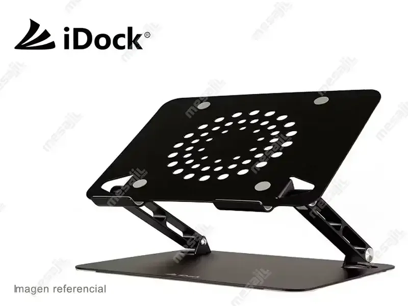 Soporte para Laptop iDock Diamond i50 Aluminio Negro