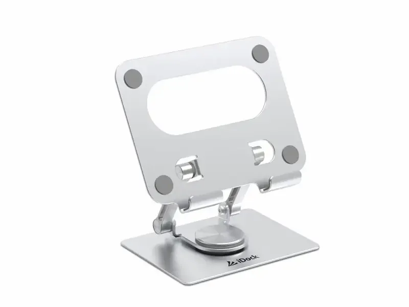Soporte para Tablet iDock Dama i25 Giratorio 360° Aluminio Silver