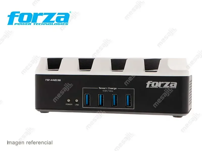 Supresor de Pico Forza FSP-4412 4 Tomas 4-USB