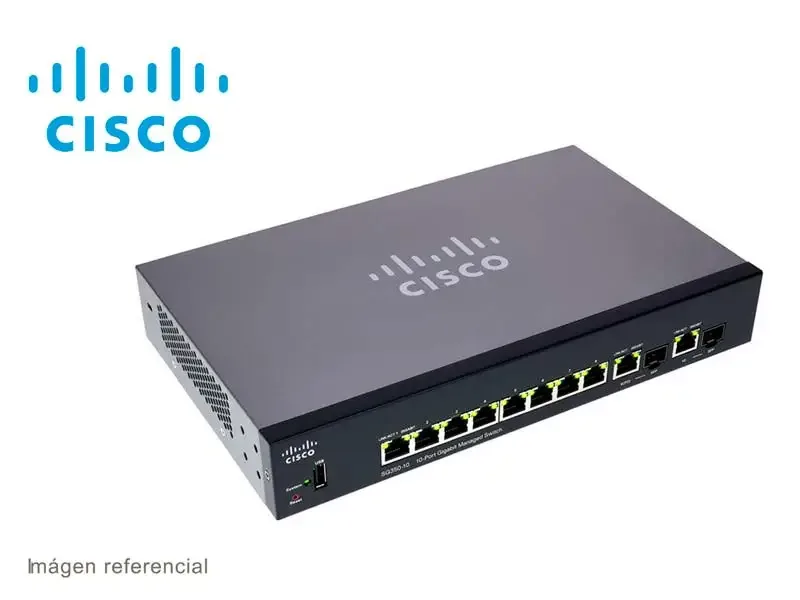 SWITCH CISCO SG-350-10  10-Port  GIGABIT MANAGED (SG350-10-K9-NA)