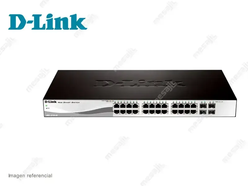 Switch D-Link DGS-1210-28 24-Port Gigabit Smart Administrable/ 4port SFP