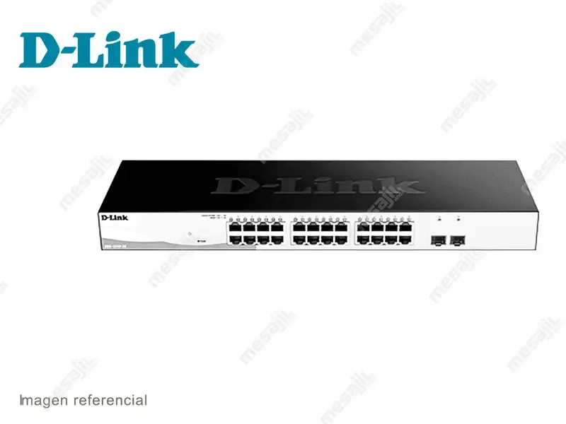 Switch D-link Smart administrable DGS-1210-26  24-Port 10/100/1000 + 2 100/1000mbps