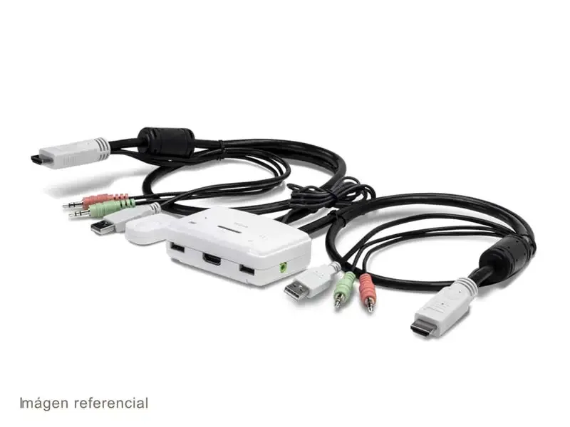 Switch KVM TRENDnet TK-215i 2 Puertos HDMI (Incluye 2 juegos de cables)