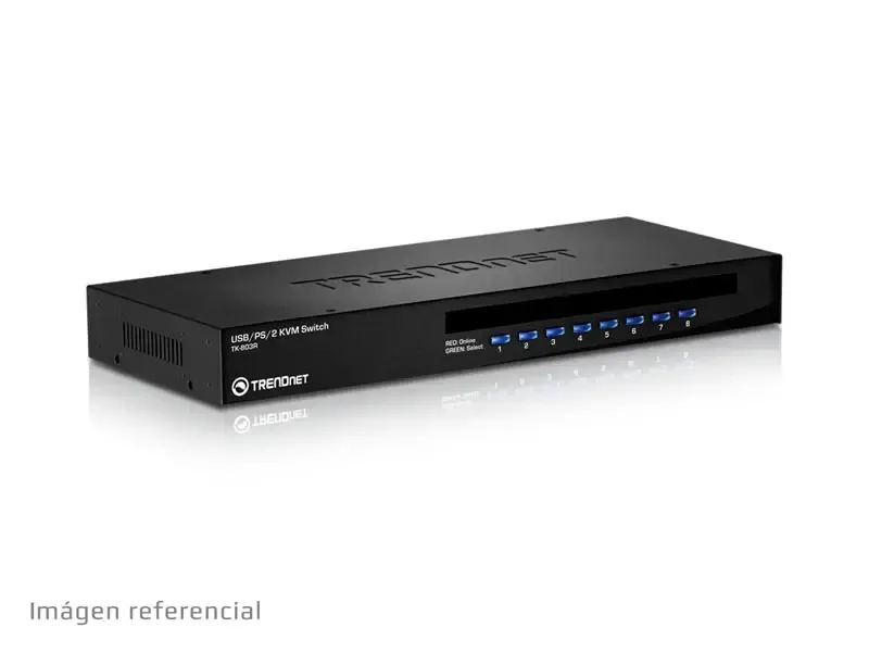 Switch KVM TRENDnet TK-803R 8-Port USB/PS/2 Rack Mount