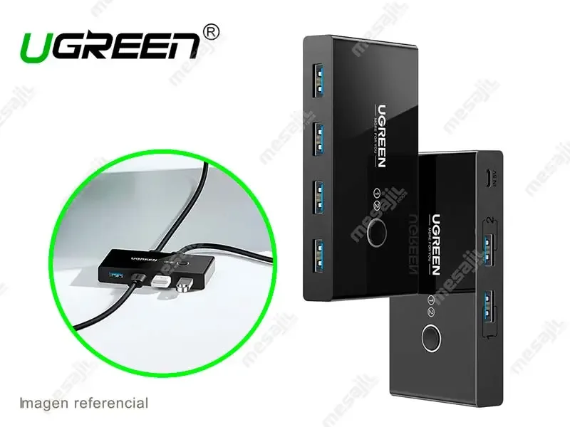 Switch KVM USB Ugreen US216 2 in/4 -out (US216-30768)