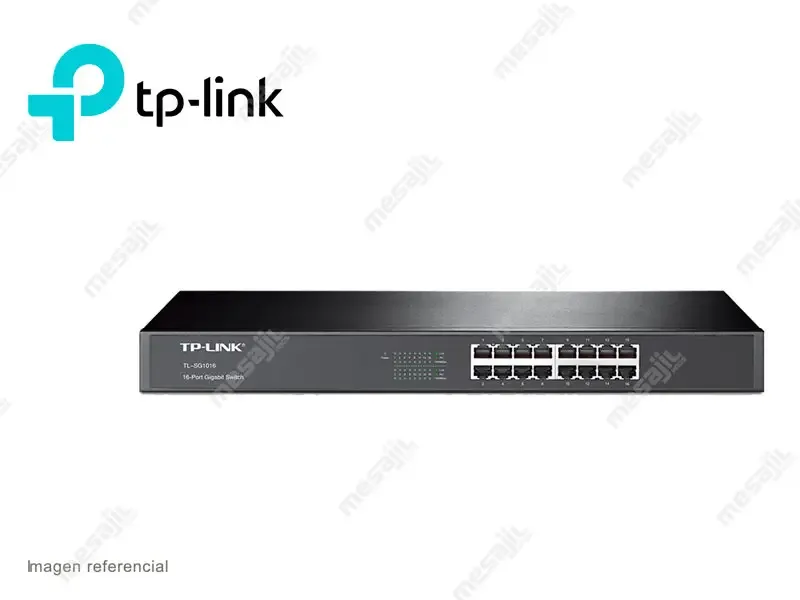 Switch TP-Link 16 Port TL-SG1016 10/100/1000 Mbps Gigabit Rackeable
