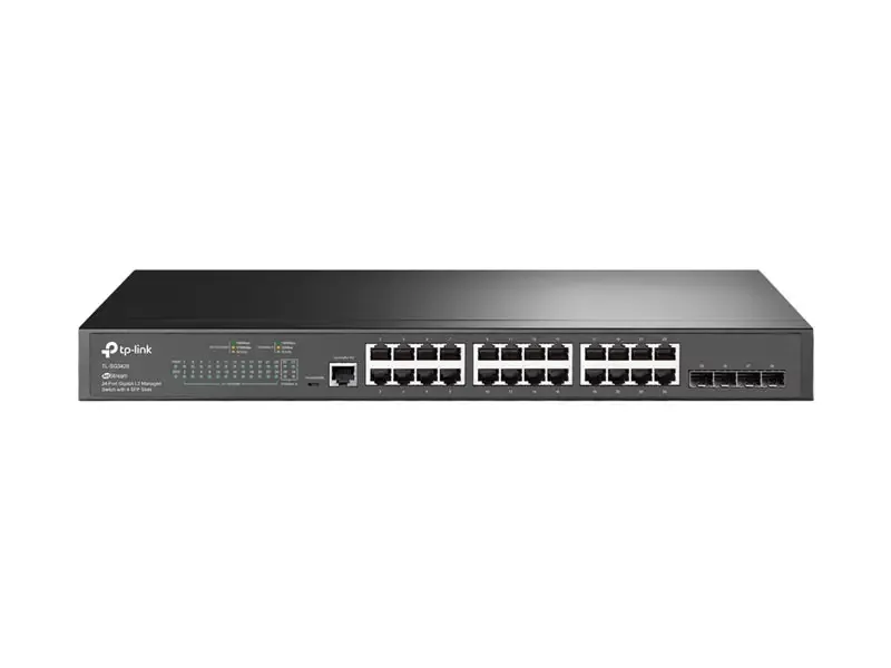 Switch TP-Link TL-SG3428 24-Port L2 Gigabit Smart Administrable/ 4port SFP