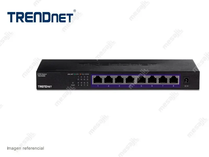 Switch TRENDnet TEG-S380 no administrable 8 port 2.5-Gigabit