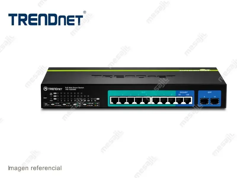 Switch web smart PoE+ Gigabit de 10 puertos  TPE-1020WS (Version v1.0R).