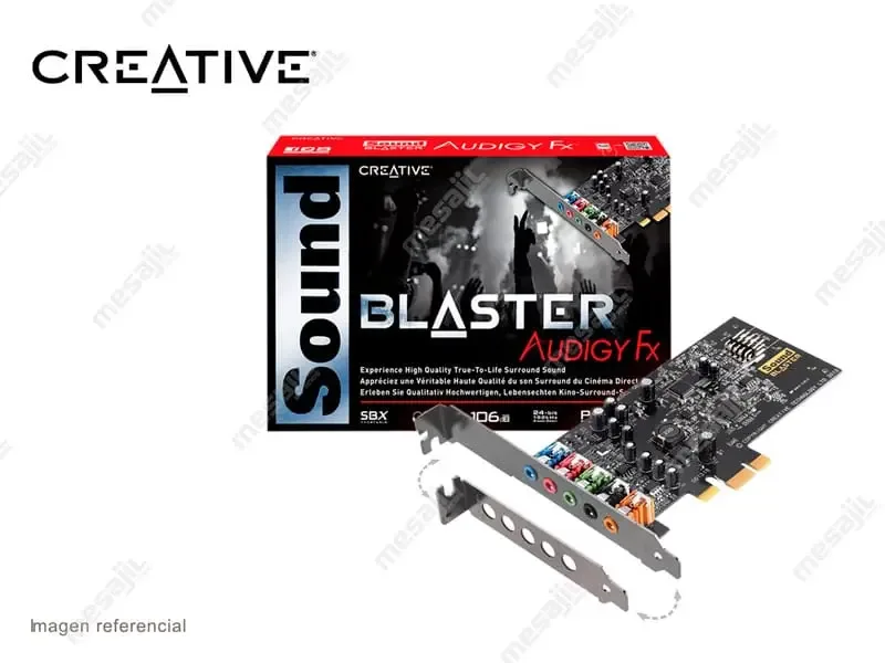 Tarjeta de Sonido Creative PCIE Audigy FX 5.1 SB1570 (70SB157000000)