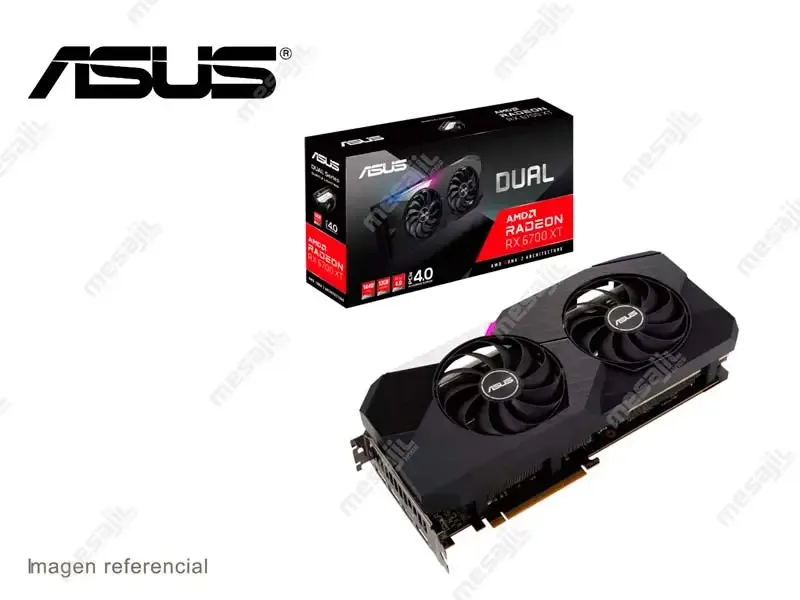 Tarjeta Grafica ASUS Dual AMD Radeon RX 6700 XT OC 12GB GDDR6