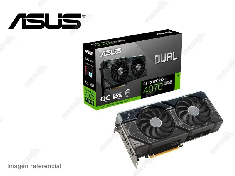 Tarjeta Grafica ASUS DUAL GAMING NVIDIA Geforce RTX 4070 SUPER 12GB GDDR6X OC