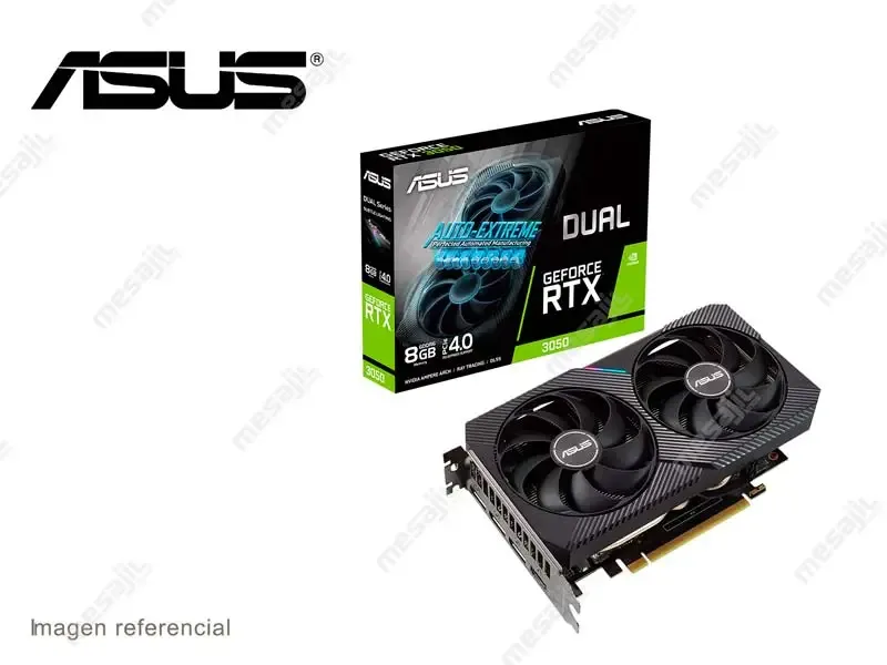 Tarjeta Grafica ASUS Dual NVIDIA GeForce RTX 3050 OC 8GB GDDR6