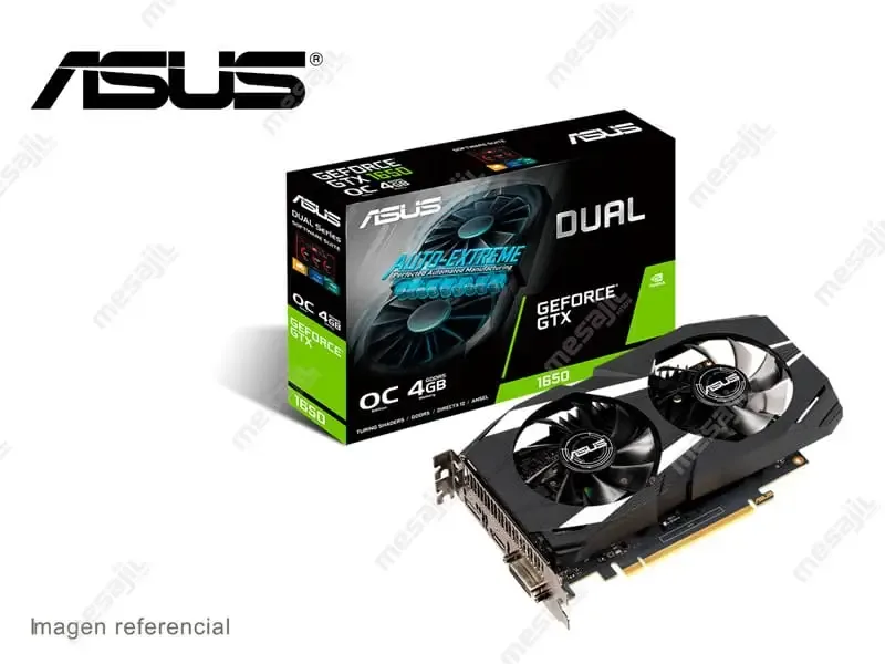 Tarjeta Grafica ASUS NVIDIA GeForce GTX 1650 Dual OC 4GB GDDR6