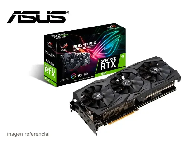 Tarjeta Grafica ASUS NVIDIA GeForce RTX 2060 6GB GDDR6 ROG Strix Gaming
