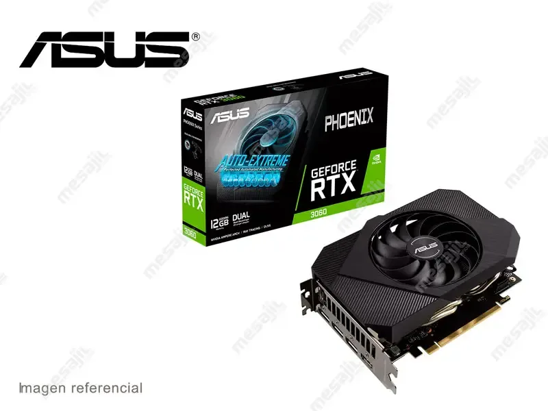 Tarjeta Grafica ASUS NVIDIA GeForce RTX 3060 12GB V2 Auto Extreme DUAL PHOENIX