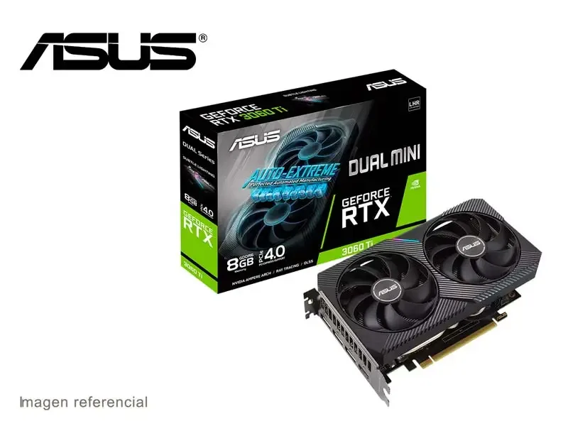 Tarjeta Grafica ASUS NVIDIA GeForce RTX 3060 Ti  8GB GDDR6 DUAL