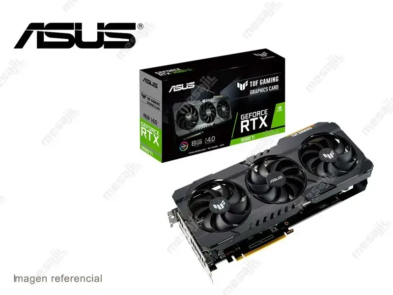 Tarjeta Grafica ASUS NVIDIA GeForce RTX 3060TI 8GB GDDR6 TUF Gaming