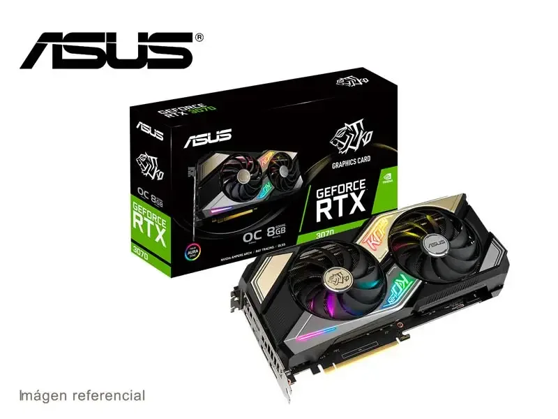 Tarjeta Grafica ASUS NVIDIA GeForce RTX 3070 8GB GDDR6 OC DUAL-RTX3070-O8G