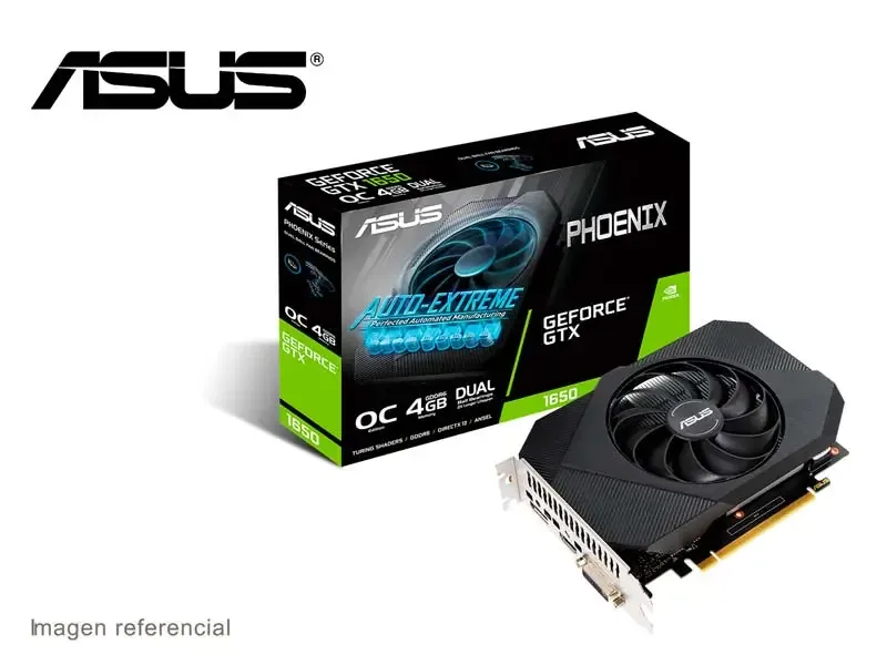 Tarjeta Grafica ASUS Phoenix NVIDIA GeForce GTX 1650 OC 4GB GDDR6