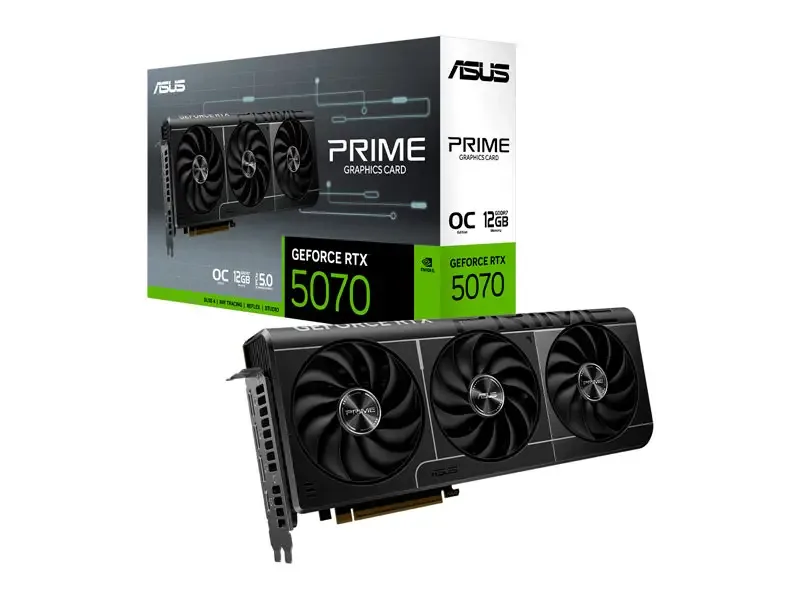 Tarjeta Grafica ASUS PRIME Gaming NVIDIA GeForce RTX 5070 12GB OC GDDR7