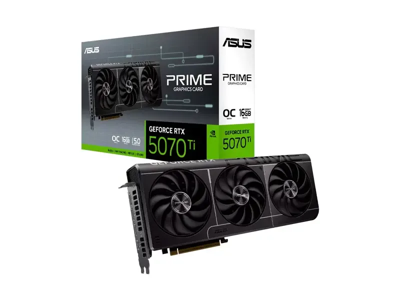 Tarjeta Grafica ASUS PRIME Gaming NVIDIA GeForce RTX 5070 TI 16GB OC GDDR7