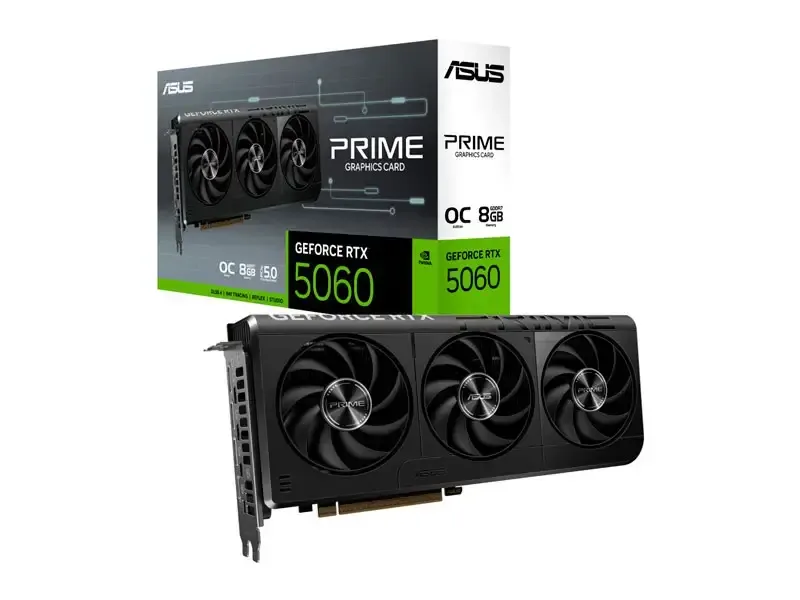 Tarjeta Grafica ASUS PRIME NVIDIA GeForce RTX 5060 OC 8GB GDDR7