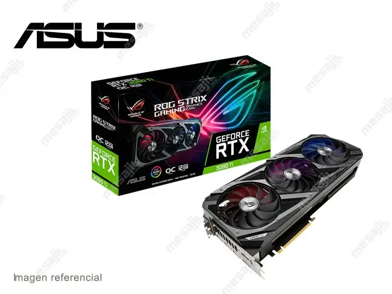 Tarjeta Grafica ASUS ROG Strix NVIDIA GeForce RTX 3080 Ti OC 12GB GDDR6X