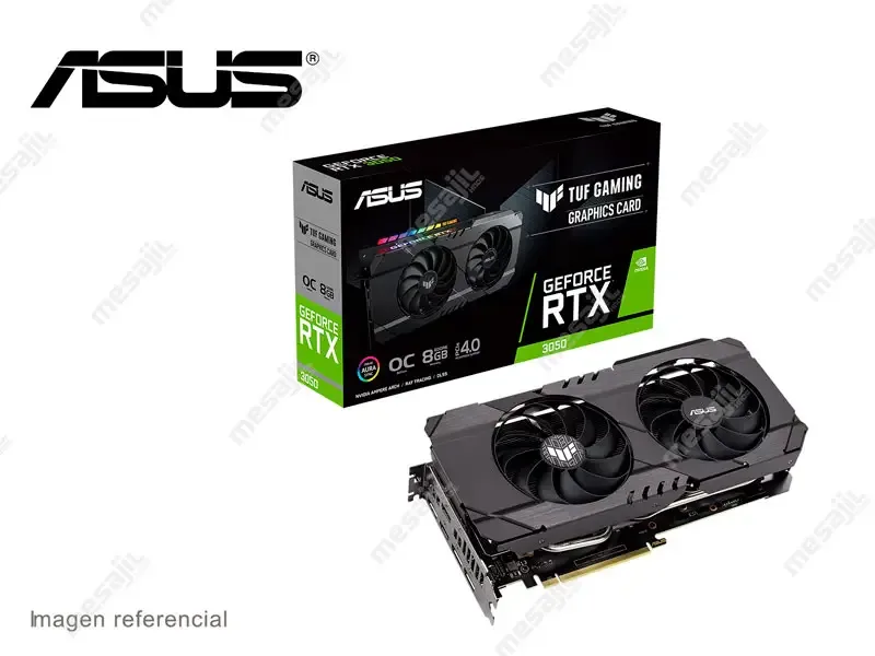 Tarjeta Grafica ASUS TUF Gaming NVIDIA GeForce RTX 3050 8GB GDDR6 OC