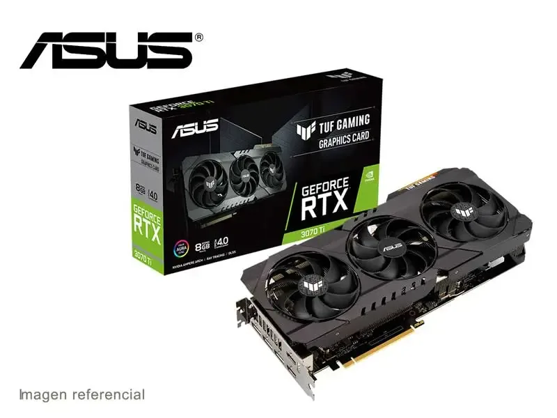 Tarjeta Grafica ASUS TUF Gaming NVIDIA GeForce RTX 3070 Ti 8GB GDDR6X (TUF-RTX3070TI-8GB-GAMING)