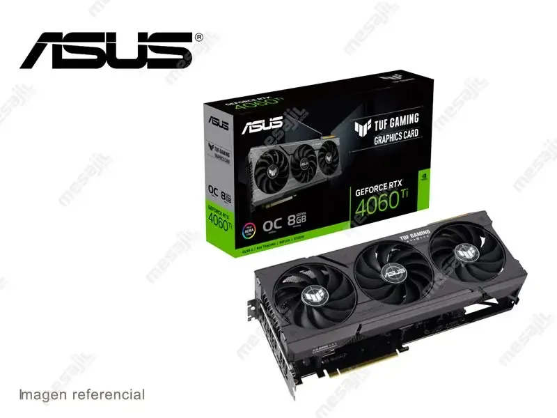 Tarjeta Grafica ASUS TUF Gaming NVIDIA GeForce RTX 4060 Ti OC 8GB GDDR6