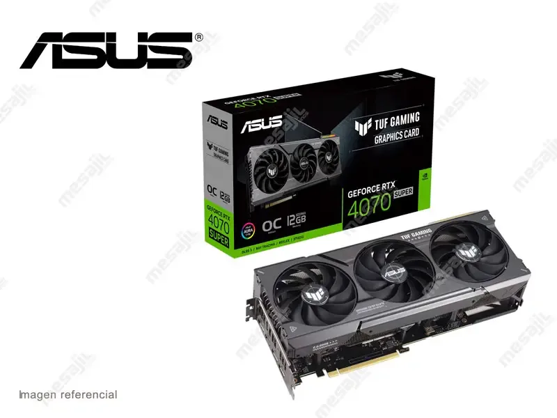 Tarjeta Grafica ASUS TUF Gaming NVIDIA GeForce RTX 4070 Super 12GB OC GDDR6X