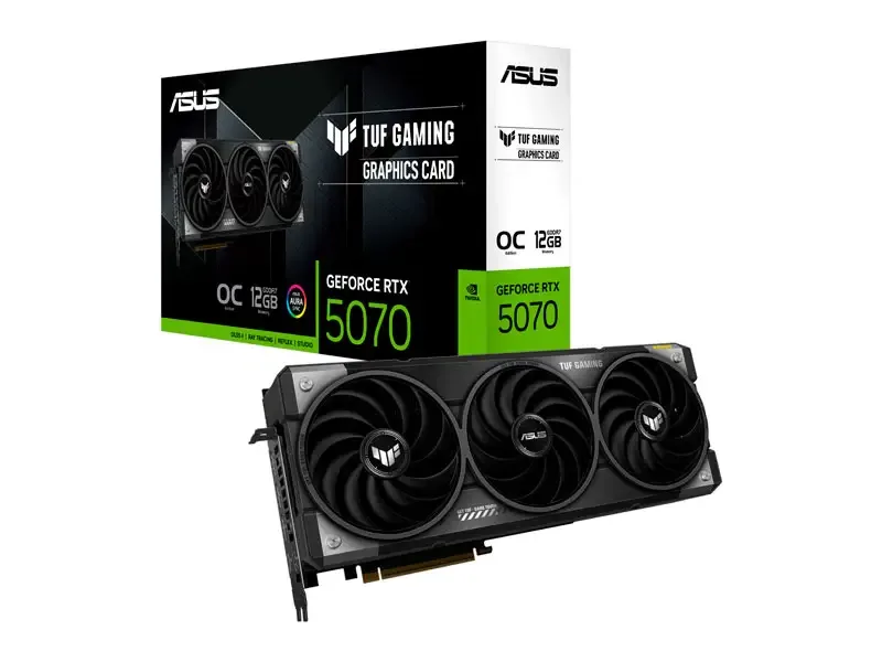 Tarjeta Grafica ASUS TUF GAMING NVIDIA GeForce RTX 5070 OC 12GB GDDR7