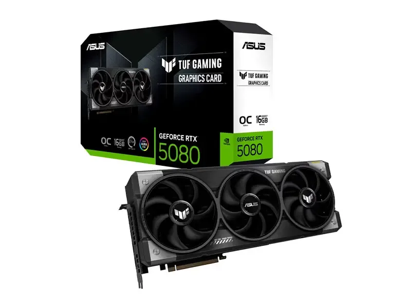 Tarjeta Grafica ASUS TUF Gaming NVIDIA GeForce RTX 5080 16GB OC GDDR7