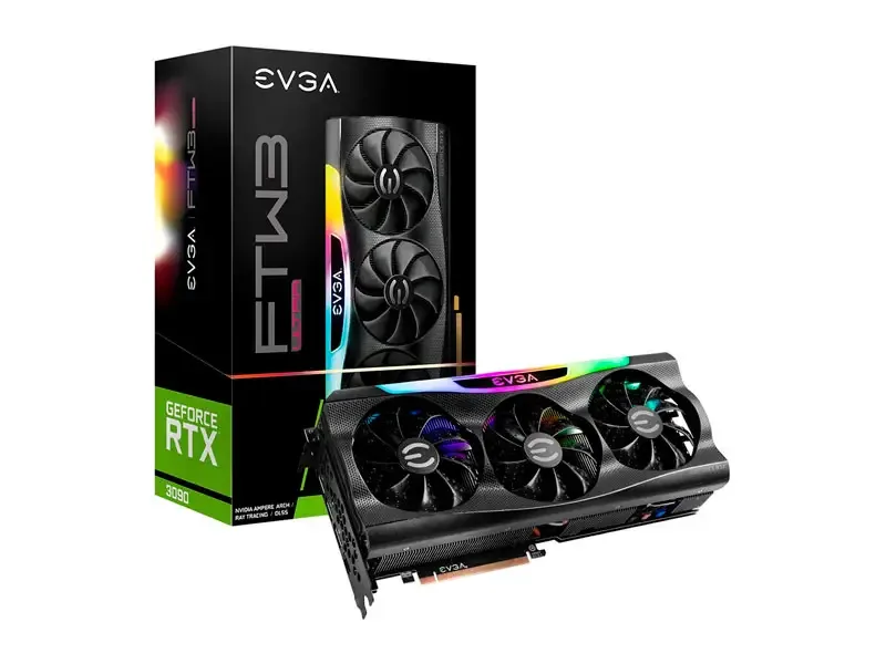 Tarjeta Grafica EVGA NVIDIA GeForce RTX 3090 24GB GDDR6X FTW3 Ultra ARGB