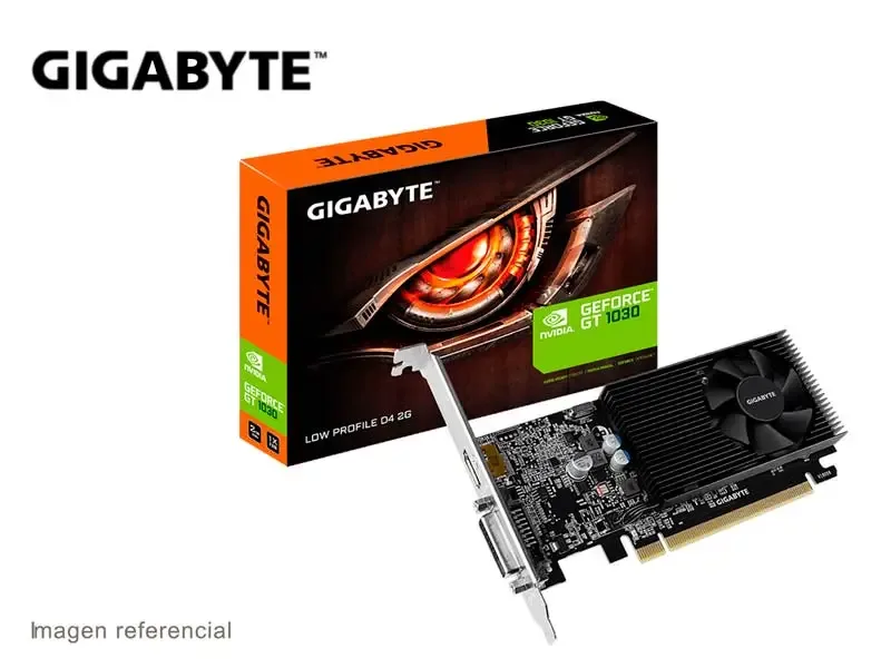 Tarjeta Grafica Gigabyte NVIDIA GeForce GT 1030 Low Profile D4 2GB DDR4