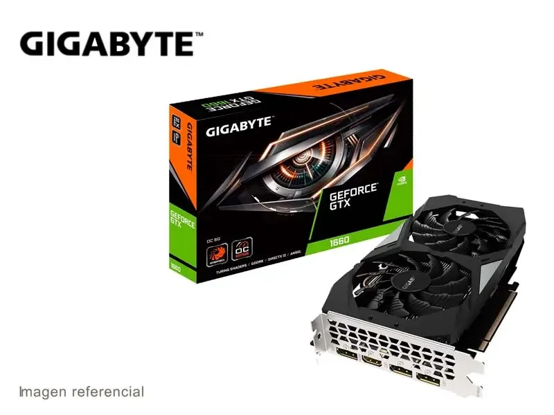 Tarjeta Grafica Gigabyte NVIDIA GeForce GTX 1660 OC 6GB GDDR5
