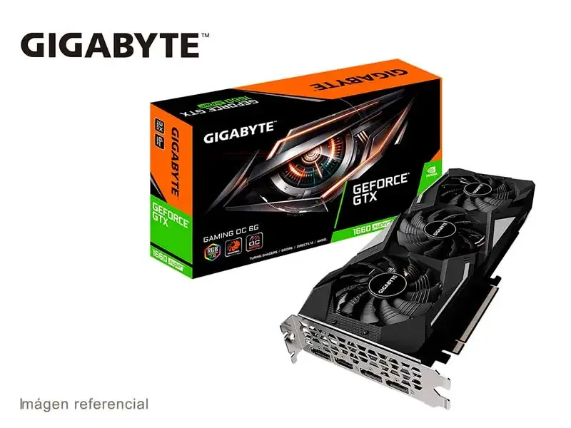 Tarjeta Grafica Gigabyte NVIDIA GeForce GTX 1660 SUPER GAMING OC 6GB GDDR6