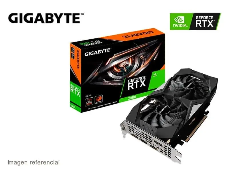 Tarjeta Grafica Gigabyte NVIDIA GeForce RTX 2060 OC 6GB GDDR6