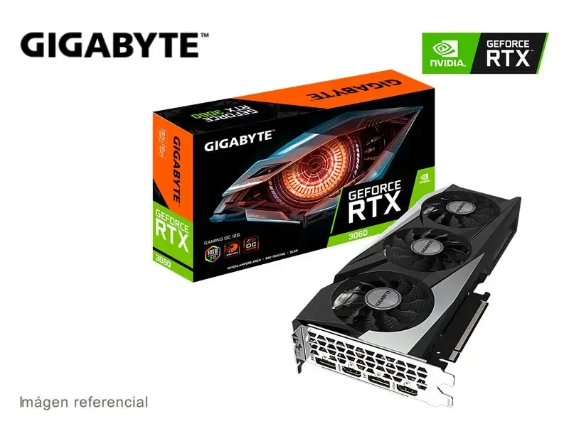 Tarjeta Grafica Gigabyte NVIDIA GeForce RTX 3060 GAMING OC 12GB GDDR6