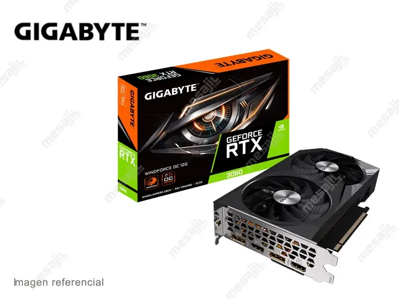 Tarjeta Grafica Gigabyte NVIDIA GeForce RTX 3060 WINDFORCE OC 12GB GDDR6