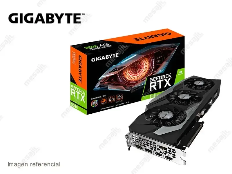 Tarjeta Grafica Gigabyte NVIDIA GeForce RTX 3080 GAMING OC 10GB GDDR6X