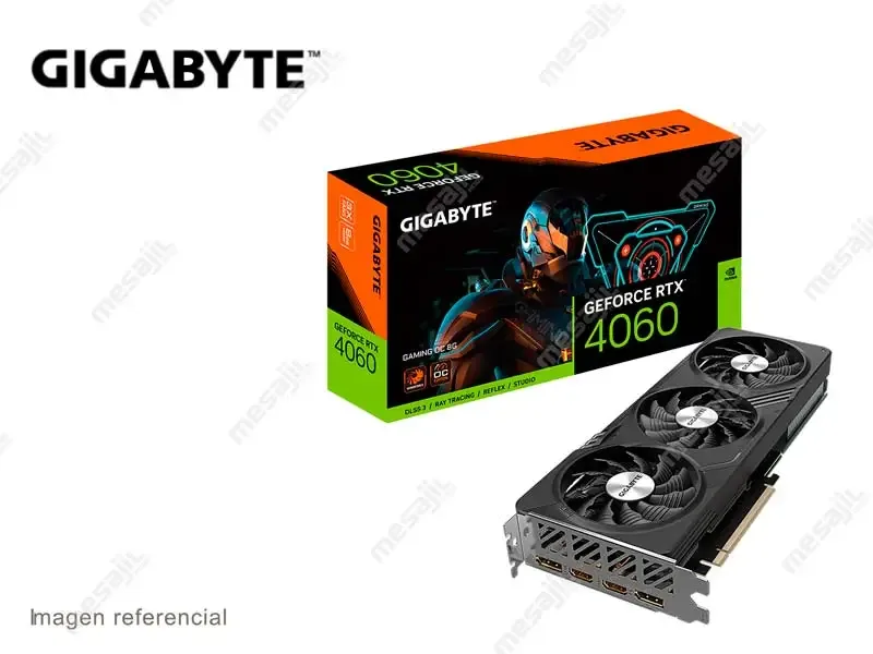 Tarjeta Grafica Gigabyte NVIDIA GeForce RTX 4060 Gaming OC 8GB GDDR6