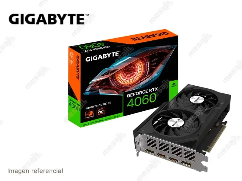 Tarjeta Grafica Gigabyte NVIDIA GeForce RTX 4060 WINDFORCE OC 8GB GDDR6