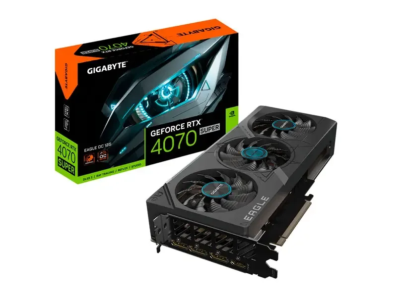 Tarjeta Grafica Gigabyte NVIDIA GeForce RTX 4070 Super Eagle OC 12GB GDDR6X PCI-E 4.0/HDMI