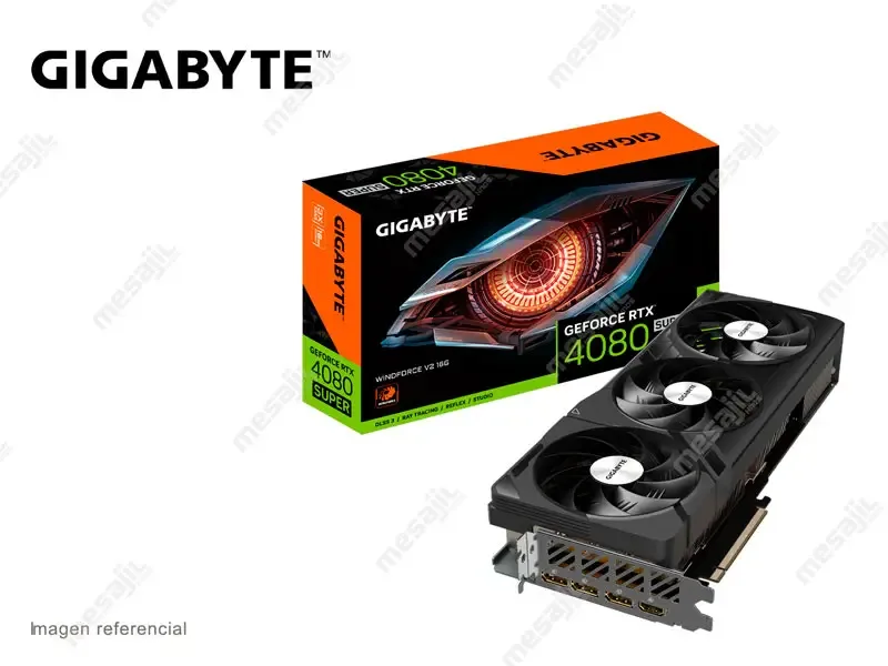 Tarjeta Grafica Gigabyte NVIDIA GeForce RTX 4080 SUPER WINDFORCE V2 16GB GDDR6X PCI-E 4