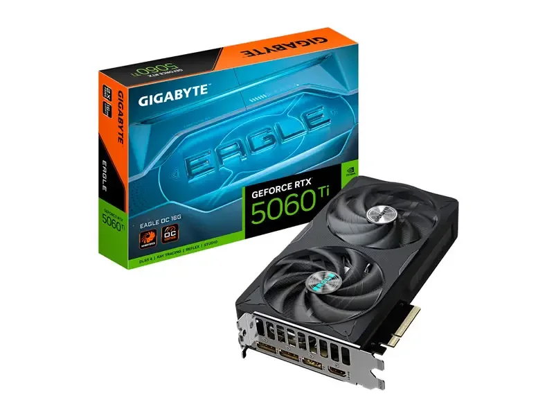 Tarjeta Grafica Gigabyte NVIDIA GeForce RTX 5060 Ti EAGLE OC 16GB GDDR7