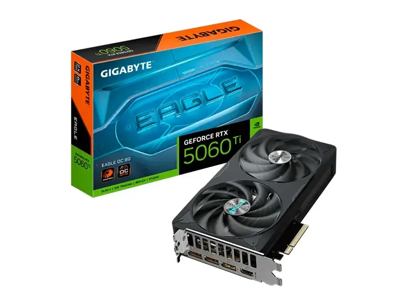 Tarjeta Grafica Gigabyte NVIDIA GeForce RTX 5060 Ti EAGLE OC 8GB GDDR7