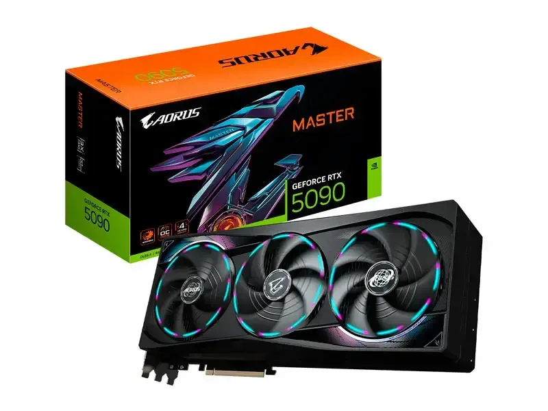 Tarjeta Grafica Gigabyte NVIDIA GeForce RTX 5090 Aorus Master 32GB GDDR7